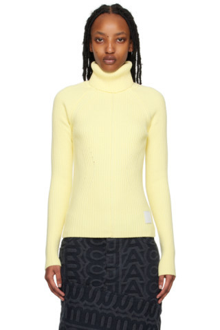 Yellow 'The Ribbed' Turtleneck | SSENSE