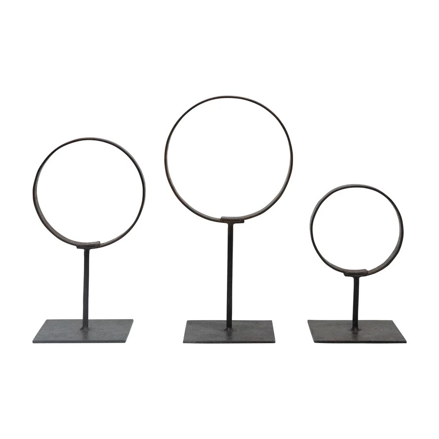 Found Metal Sculptures, Set of 3 | APIARY by The Busy Bee