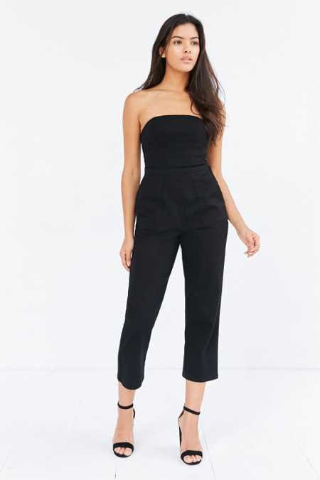 Silence + Noise Strapless Knit Jumpsuit | Urban Outfitters US