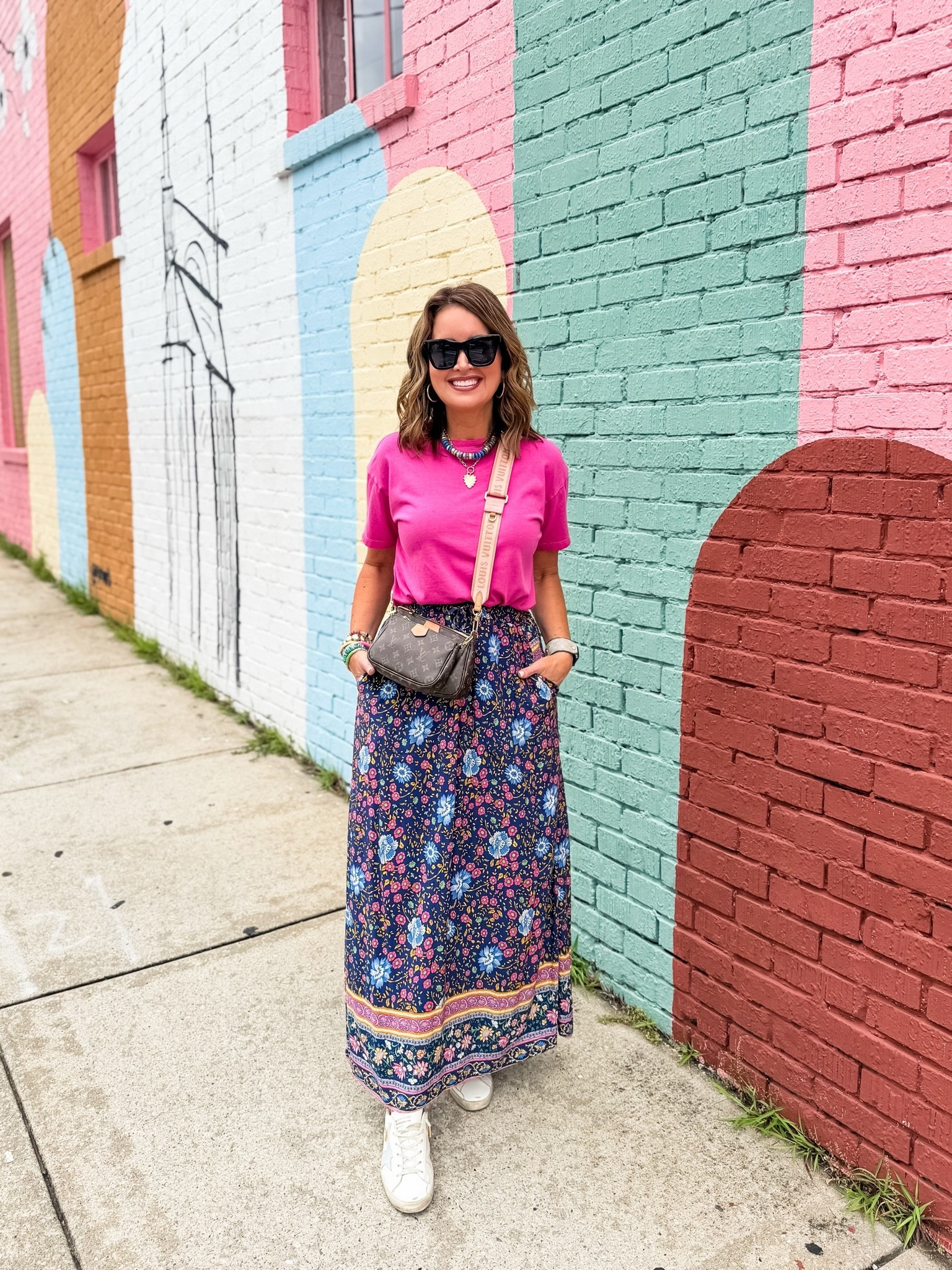Easy outfit idea!
Tee is half off & skirt is only $20
Both run true to size 

Use code LAURA on my necklaces & earrings
Use code SUMMER on 5/25 only for my bracelets & ring - after that use code LAURA20

#LTKSeasonal #LTKOver40 #LTKSaleAlert