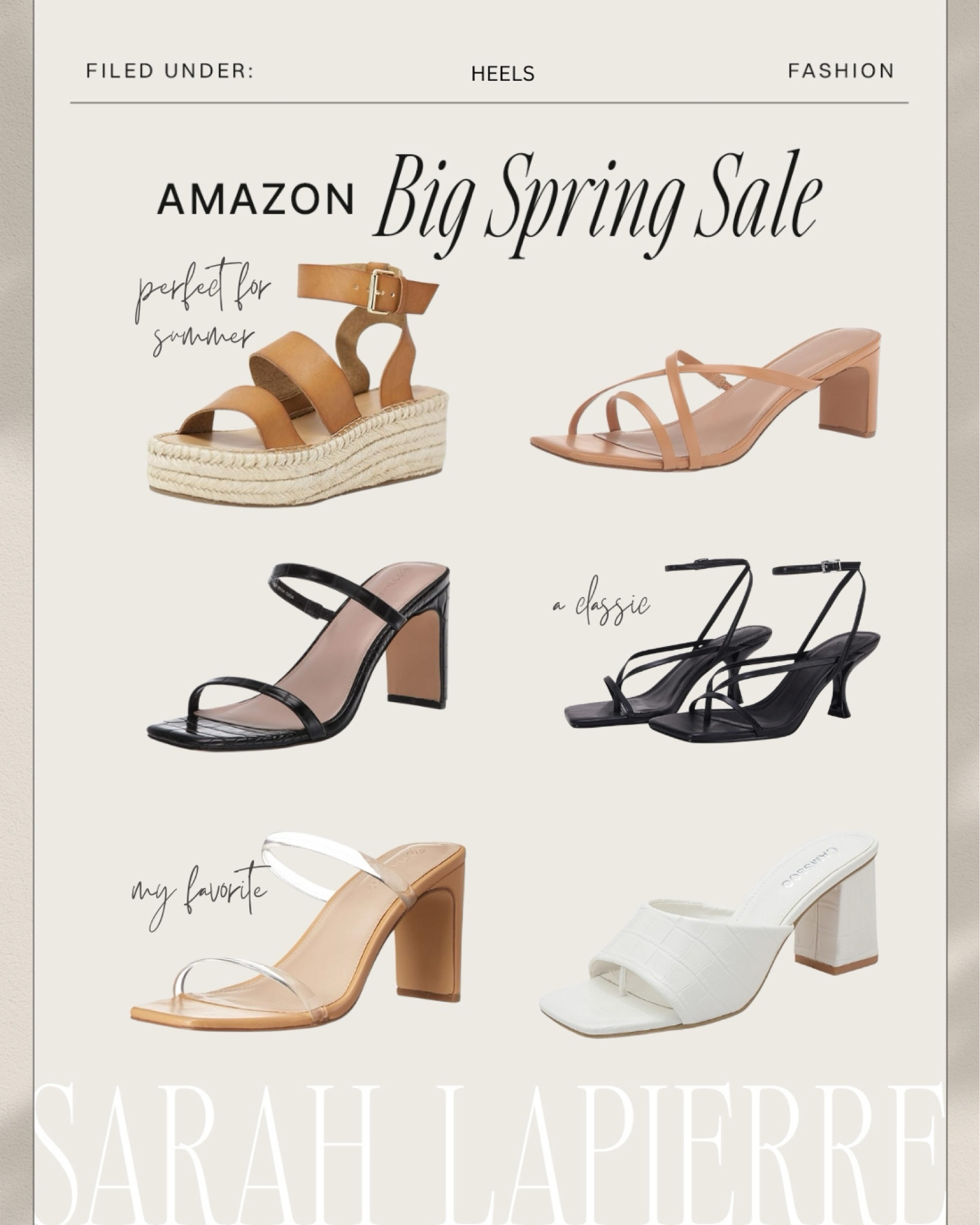 Amazon Spring Sale heels! Love all of these- a lot of classic styles and perfect for spring and summer 🫶🏼

#LTKstyletip #LTKsalealert #LTKshoecrush