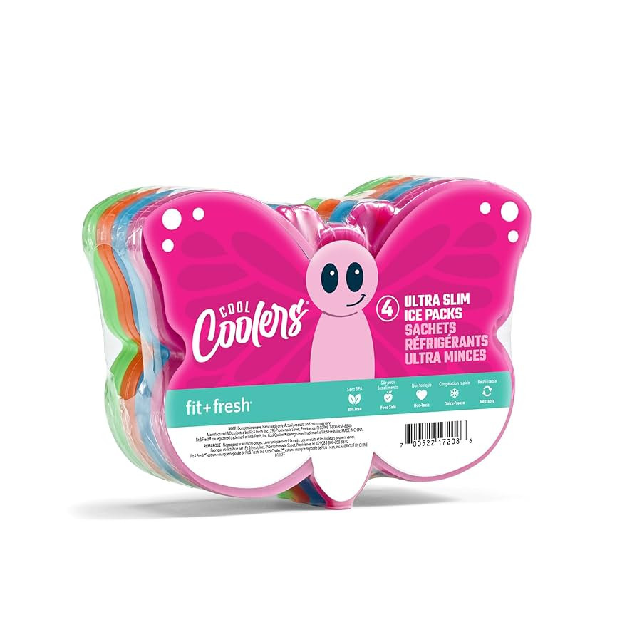 Cool Coolers Kids Lunch Box Ice Packs, Slim Ice Packs for Lunch Bags, Lunch Ice Packs ReusableMul... | Amazon (US)