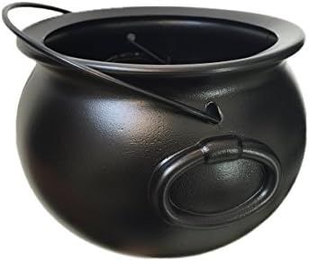 GiftExpress 8" Black Cauldron Kettle, Cauldron Halloween Decor | Amazon (US)