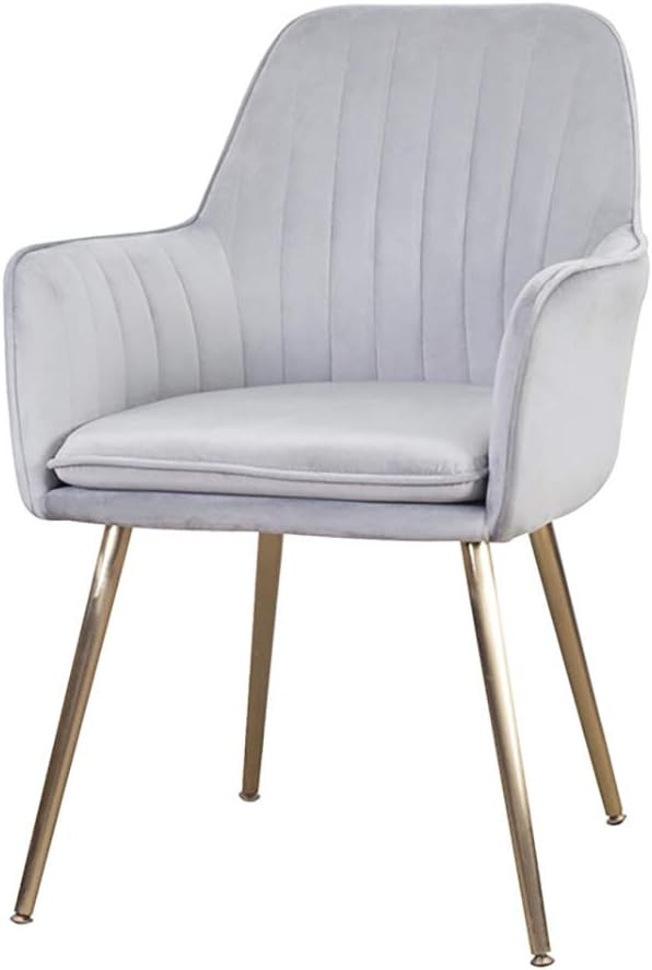 DMF Furniture Modern Velvet Accent Chair High Back Elegant Dinning Chairs with Arms in Living Gue... | Amazon (US)