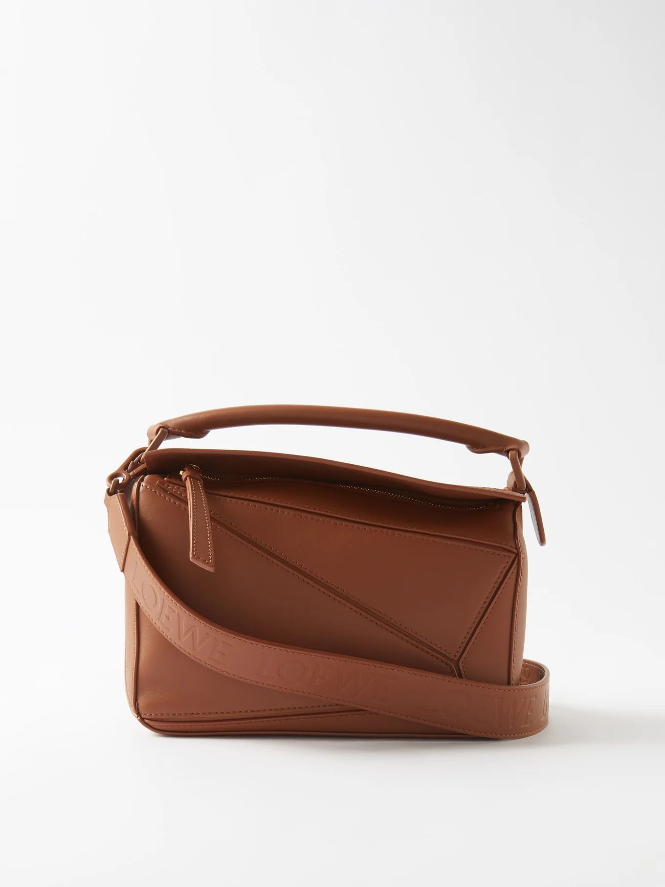 Puzzle small leather cross-body bag | Matches (UK)