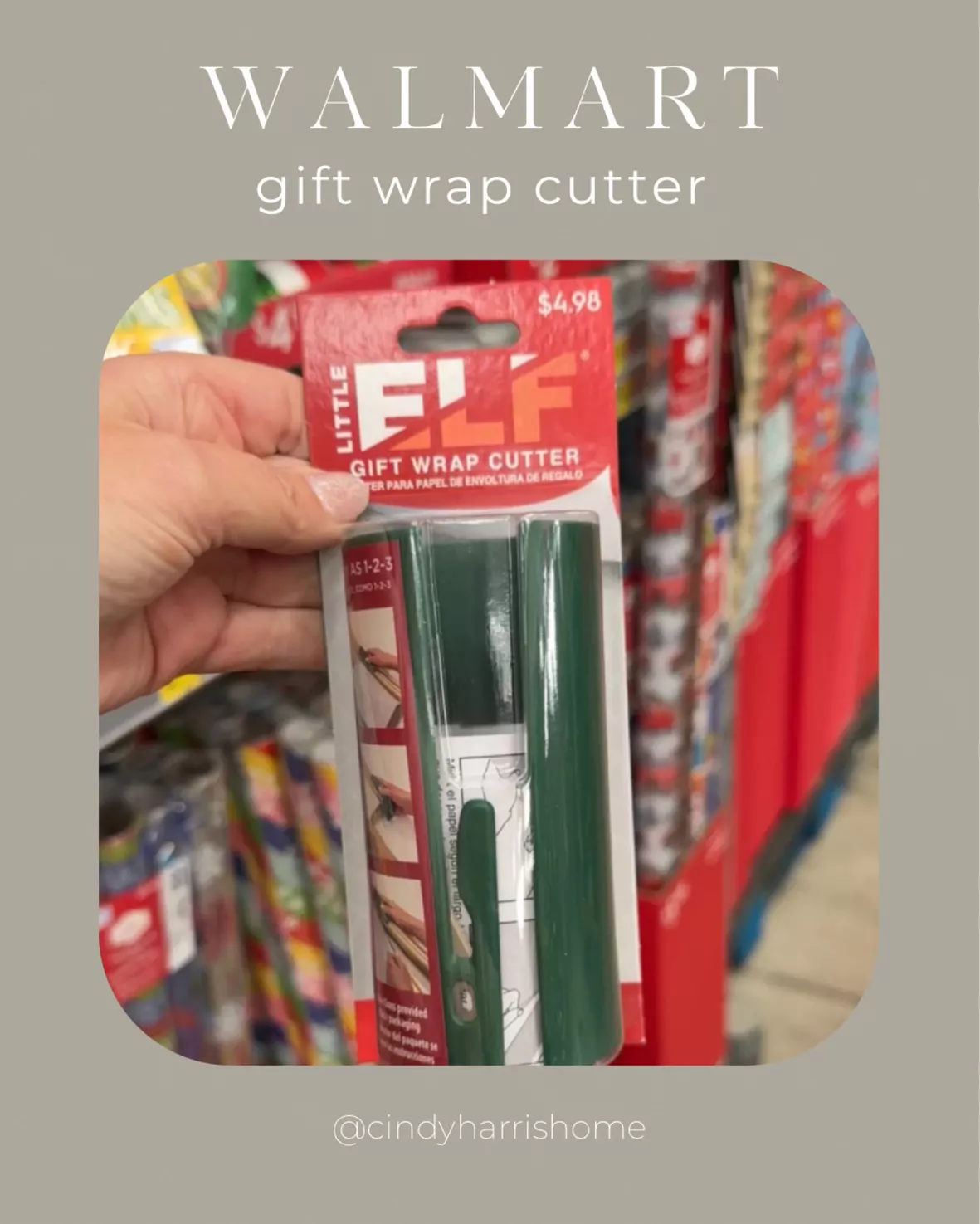 Little ELF Wrapping Paper Cutter