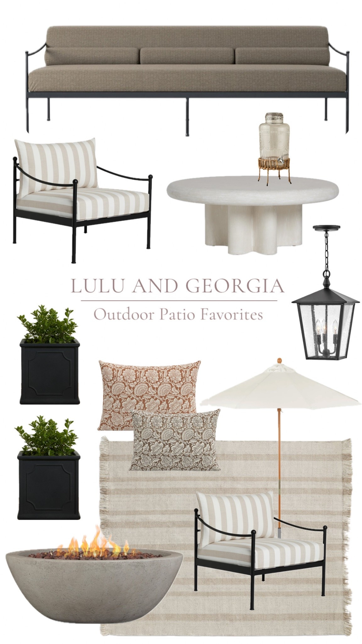 wow! Lulu and Georgias Outdoor collection is absolutely stunning!!! All my favorites to create an upscale European dream patio this Summer! ☀️ 

#LTKHome #LTKFamily #LTKSeasonal