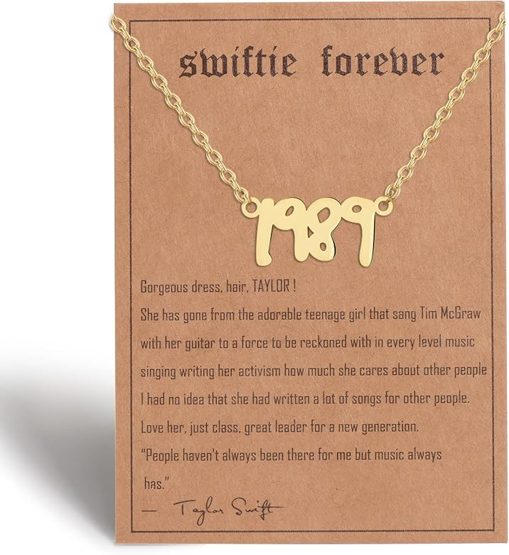 NONTAI TS Inspired Necklace for Women, SWIFTIE Outfit Jewelry - Folklore Lover Reputation 1989 Red S | Amazon (US)