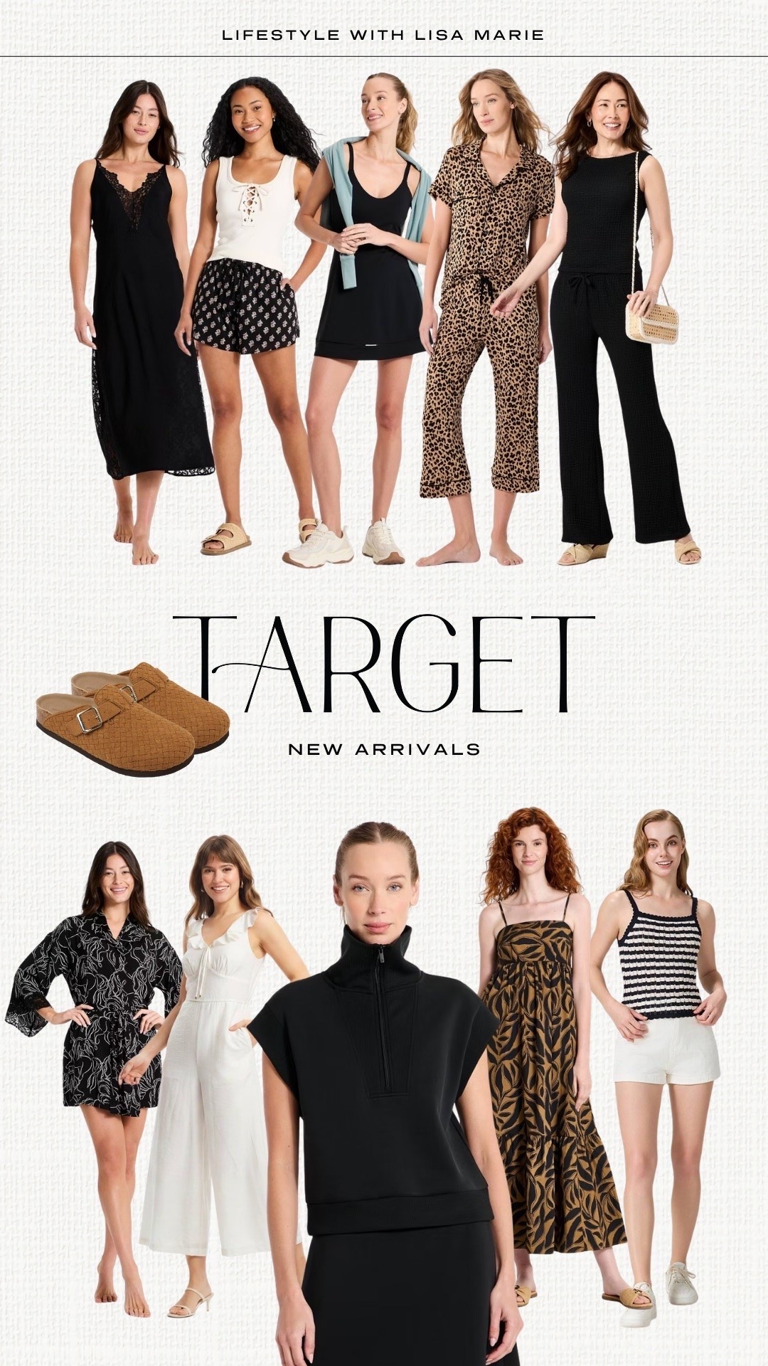 Target new arrivals for summer and early fall! Elevated casual outfits. Black outfits, dresses, matching sets, pajamas and athleisure. Animal print pajama sets. Polka dots, stripes and floral print outfits. Summer rompers and jumpsuits. Neutral outfits and sets. Elevated pajamas and loungewear. Outfits for traveling and vacation.

#LTKootd #LTKSeasonal #LTKPetite