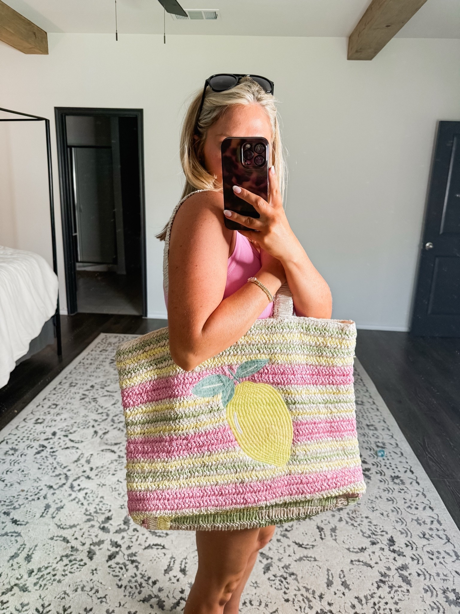 Walmart bag for the beach!!