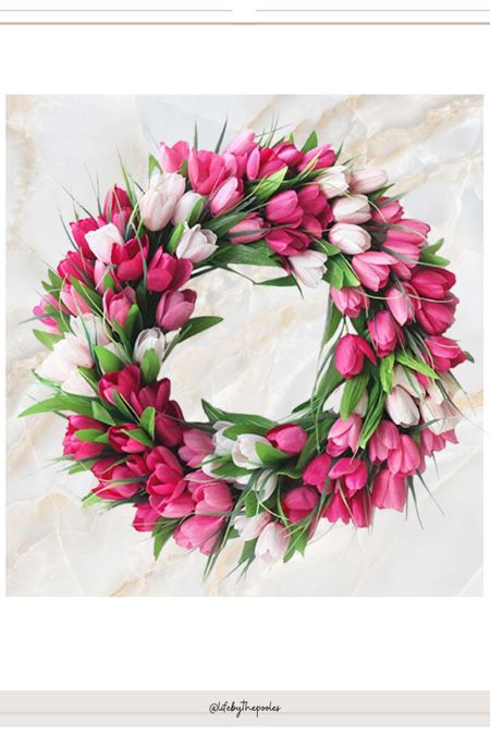 Valentine’s Day decor // spring wreath 

Tulip decor, faux flowers, spring home decor, spring floral wreath, amazon decor, Amazon home decor, front door wreath, Easter decor, 

#LTKSeasonal #LTKunder50 #LTKhome