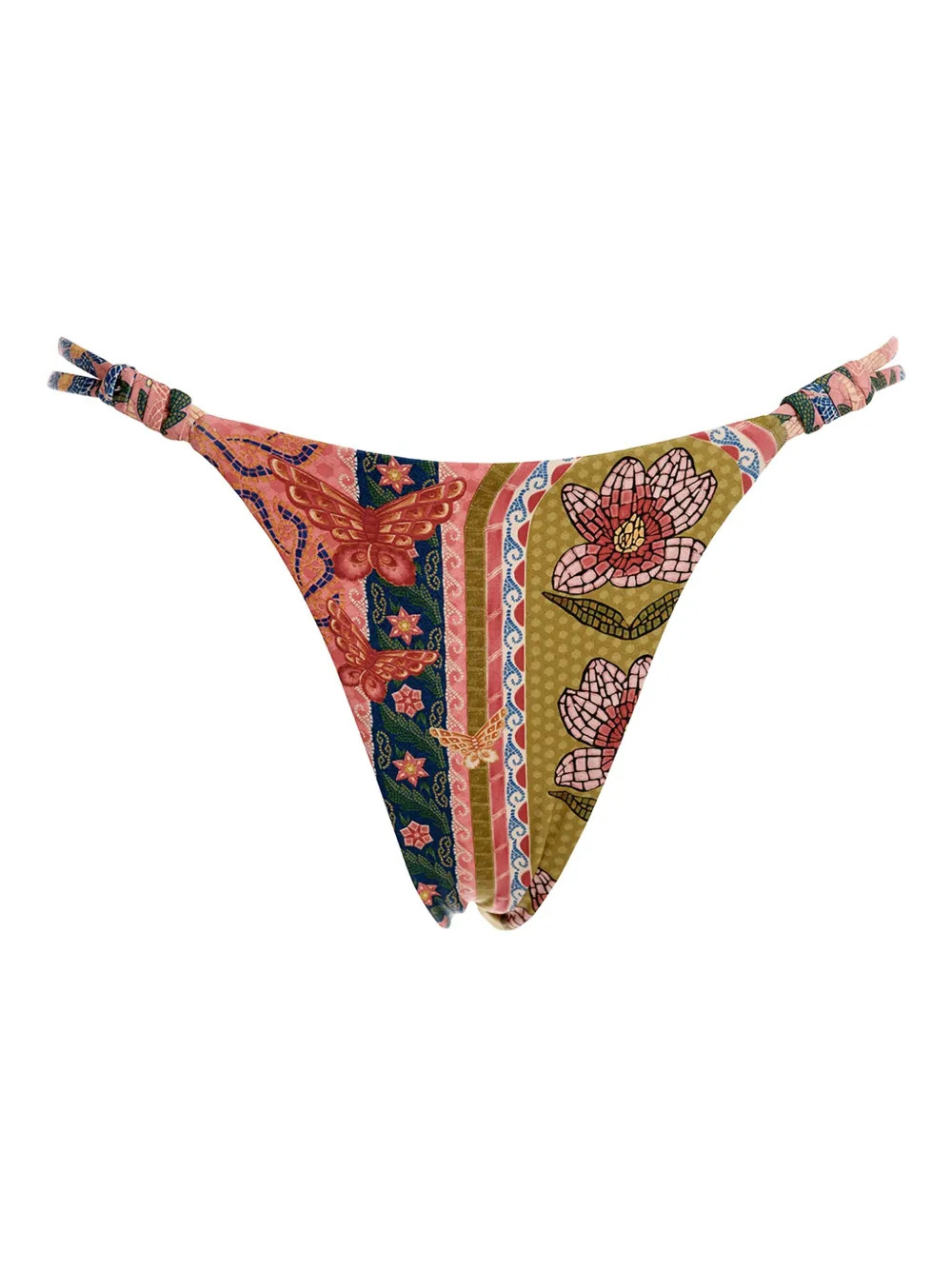 floral-print triangle bikini | Farfetch Global