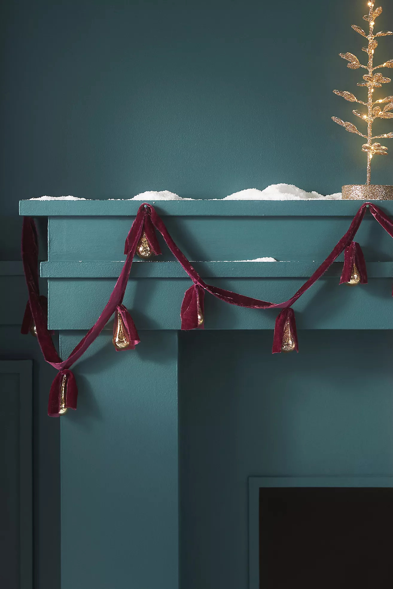 Velvet Glass Drop Garland | Anthropologie (US)