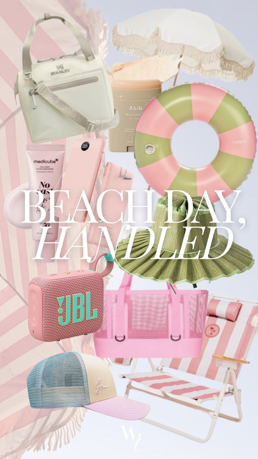 Chic and affordable beach essentials. Go-to items for a stylish beach day.