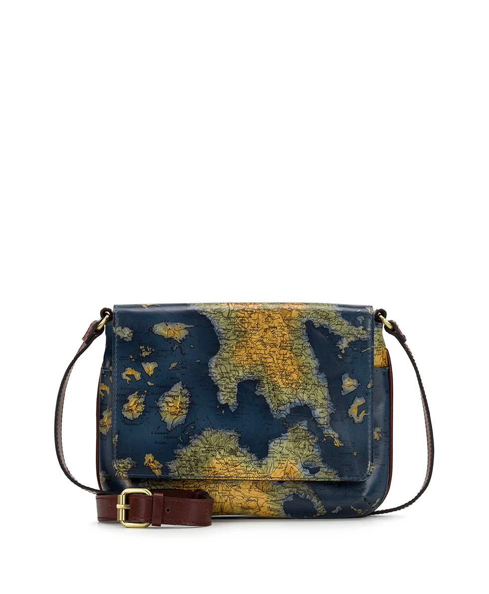 Samaria Crossbody - Greek Map | Patricia Nash Designs