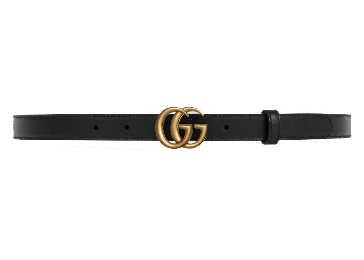 Gucci Leather Belt with Double G Buckle Black | StockX
