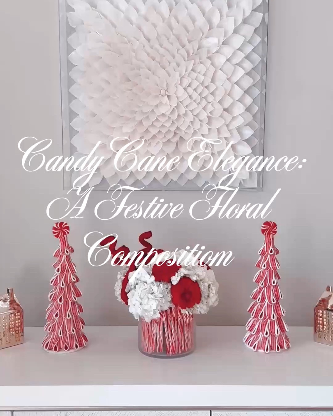 Deck the halls with blooms and candy canes, darling! 🌟 This festive arrangement is a celebration of holiday cheer, featuring fluffy white hydrangeas, vibrant red carnations, and a candy cane-adorned vase topped with a luxurious velvet pick. It’s genteel luxury meets holiday magic, perfect for your tablescape or as a statement centerpiece to charm your guests. ✨
Don’t forget to head to my  Blog to see more pictures and learn all the details on how I brought this festive vision to life. Stay chic and fabulous this holiday season!

#LTKSeasonal #LTKHoliday #LTKHome
