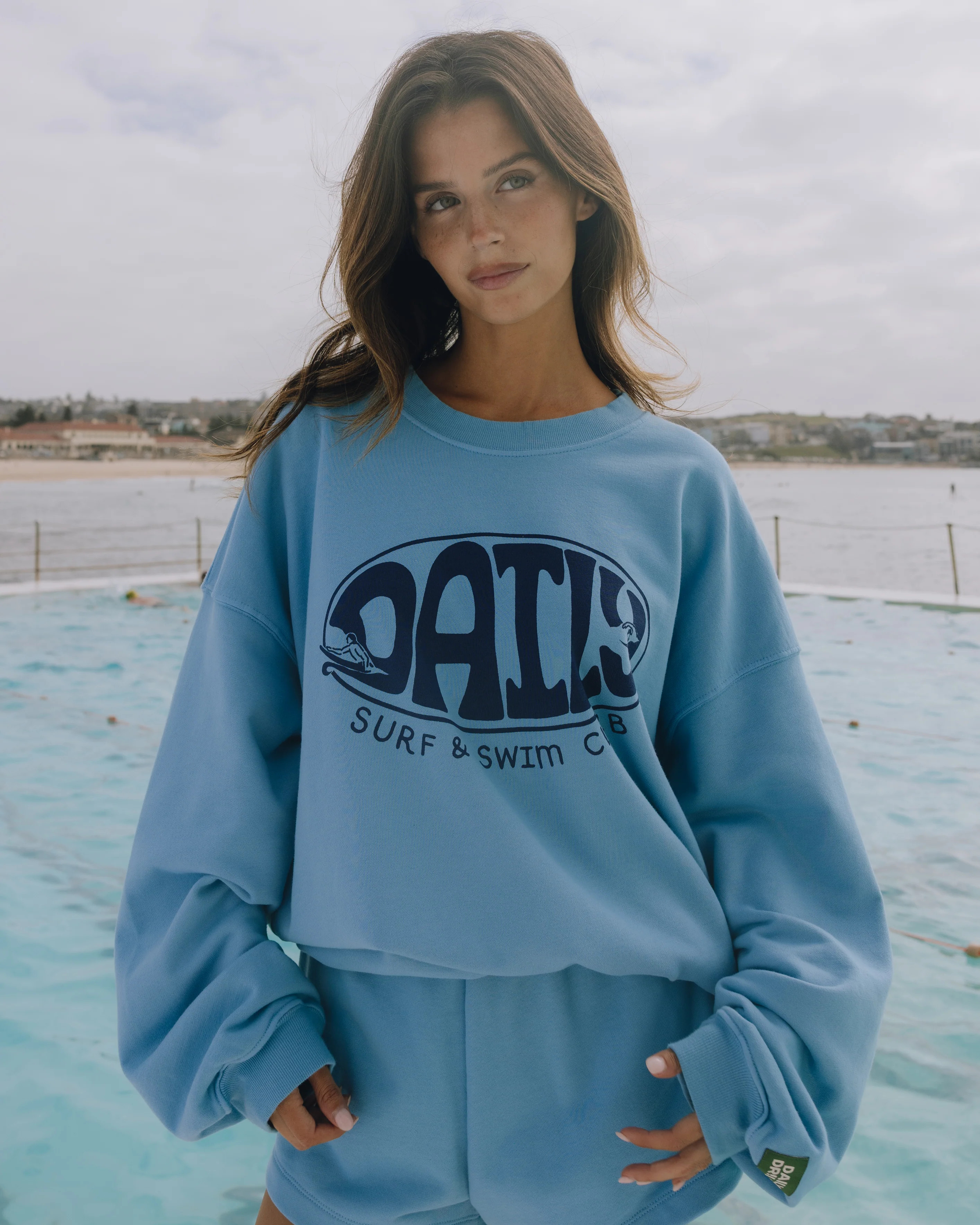 Oversized Surf & Swim Crew - Malibu | Daily Drills LLC