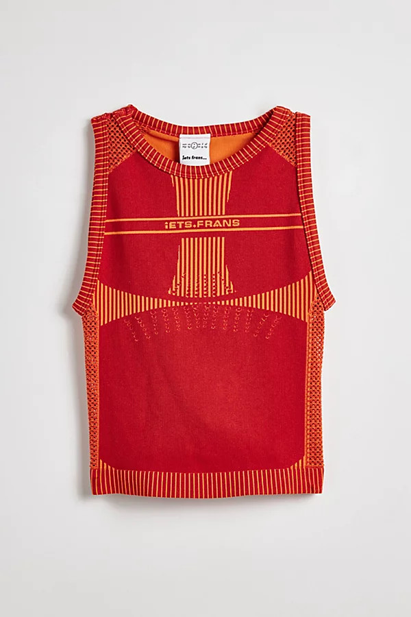 iets frans. iets frans… Seamless Tank Top in Red at Urban Outfitters | Urban Outfitters (US and RoW)