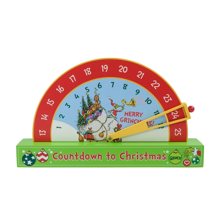 DC Grinch MDF Countdown Calendar, by Ruz | Walmart (US)