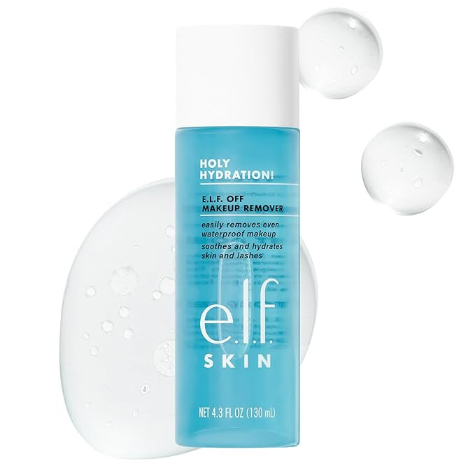 e.l.f. SKIN Holy Hydration Off Makeup Remover, Liquid Makeup Remover For Eye, Lip & Face Makeup, ... | Amazon (US)