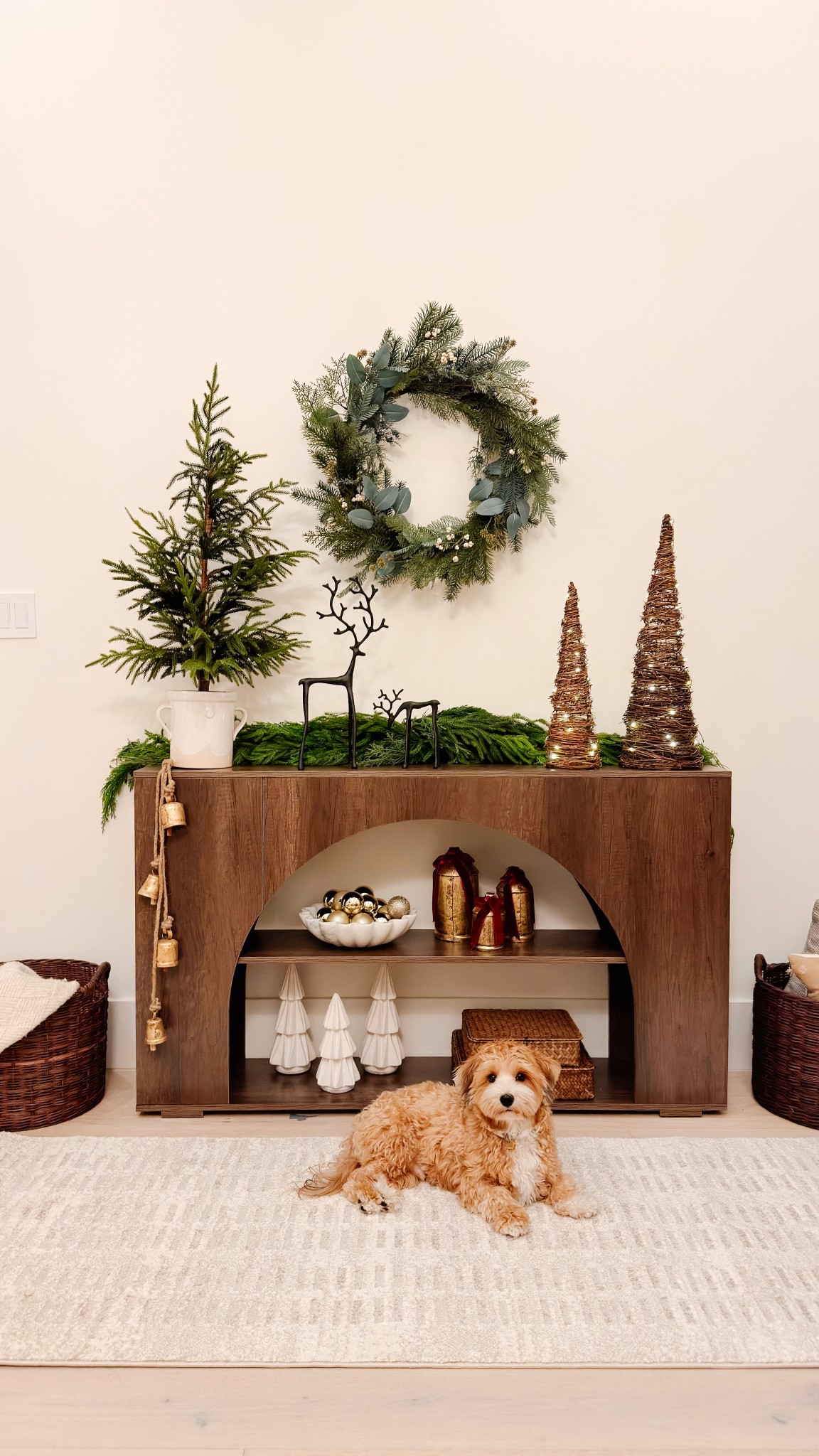 I cannot believe this console table is only $180! Love the arched opening. Such a unique design and I love the wood tone color.  Wayfair is having their biggest sale of the year for Black Friday! Up to 80% off and everything ships free! So many designer looking pieces at affordable prices. You can shop everything in my LTK shop!
 @wayfair, #Ad, #WayfairPartner, #Wayfair #liketkit

Comment SHOP below to receive a DM with the link to this post on my LTK ⬇ https://liketk.it/5zIwv #ltkhome #ltksalealert #ltkfindsunder100

#LTKHome #LTKHoliday #LTKSaleAlert