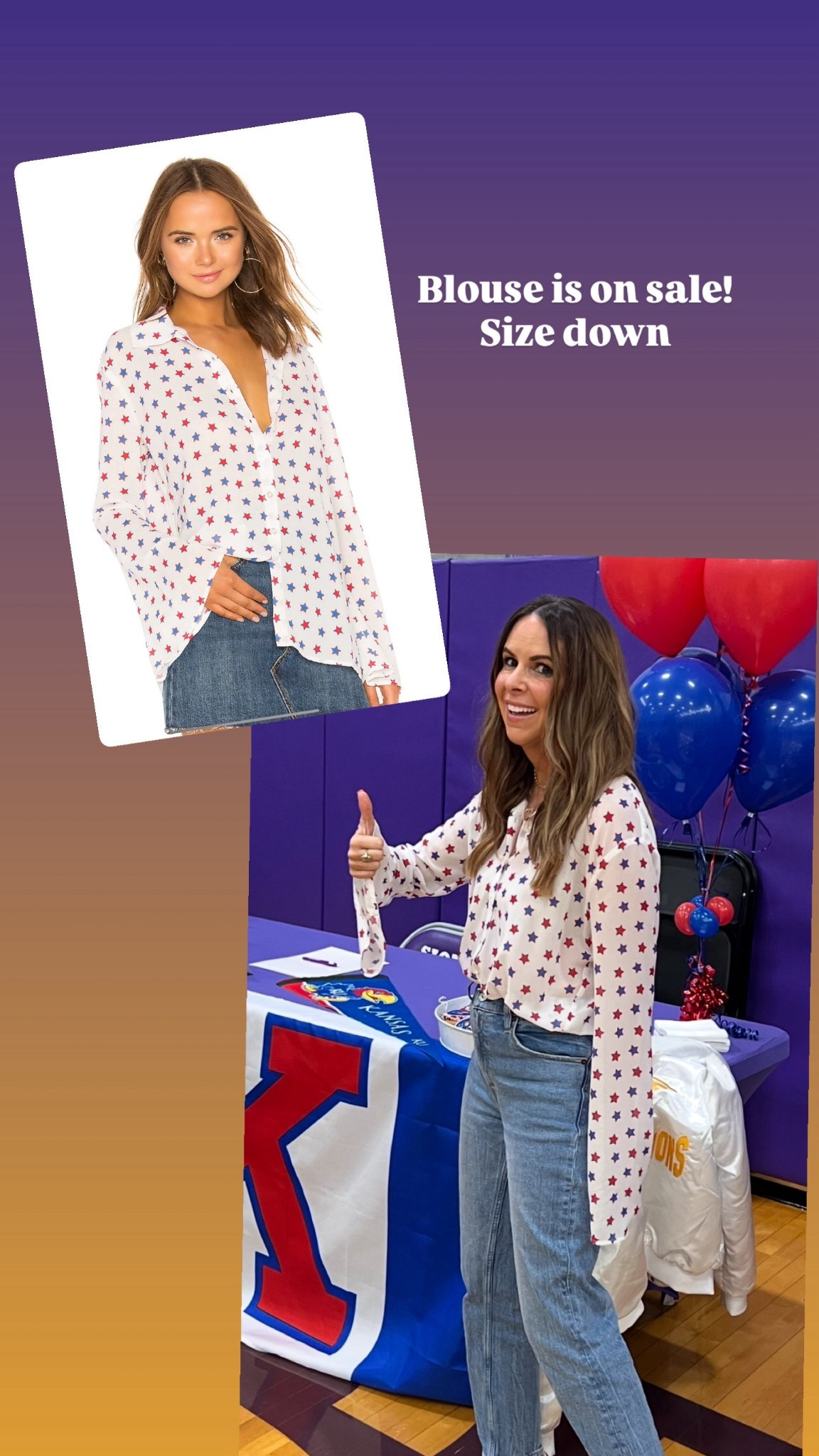 Revolve sale!
Star blouse 
Blouse 


#LTKSaleAlert #LTKootd #LTKOver40