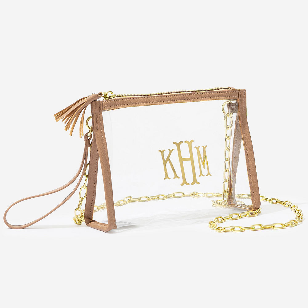 Personalized Clear Stadium Bag | Marleylilly