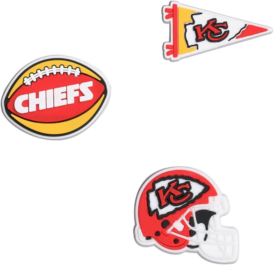 FOCO Pick Your NFL Team Shoe Decoration Charms - 3 Pack | Amazon (US)