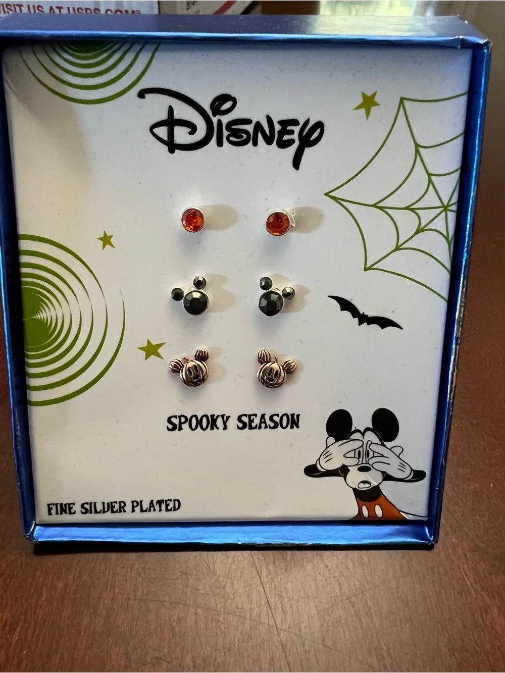 Disney Kids Spooky Season Earring Set - Orange, Black & Rose Gold | Poshmark
