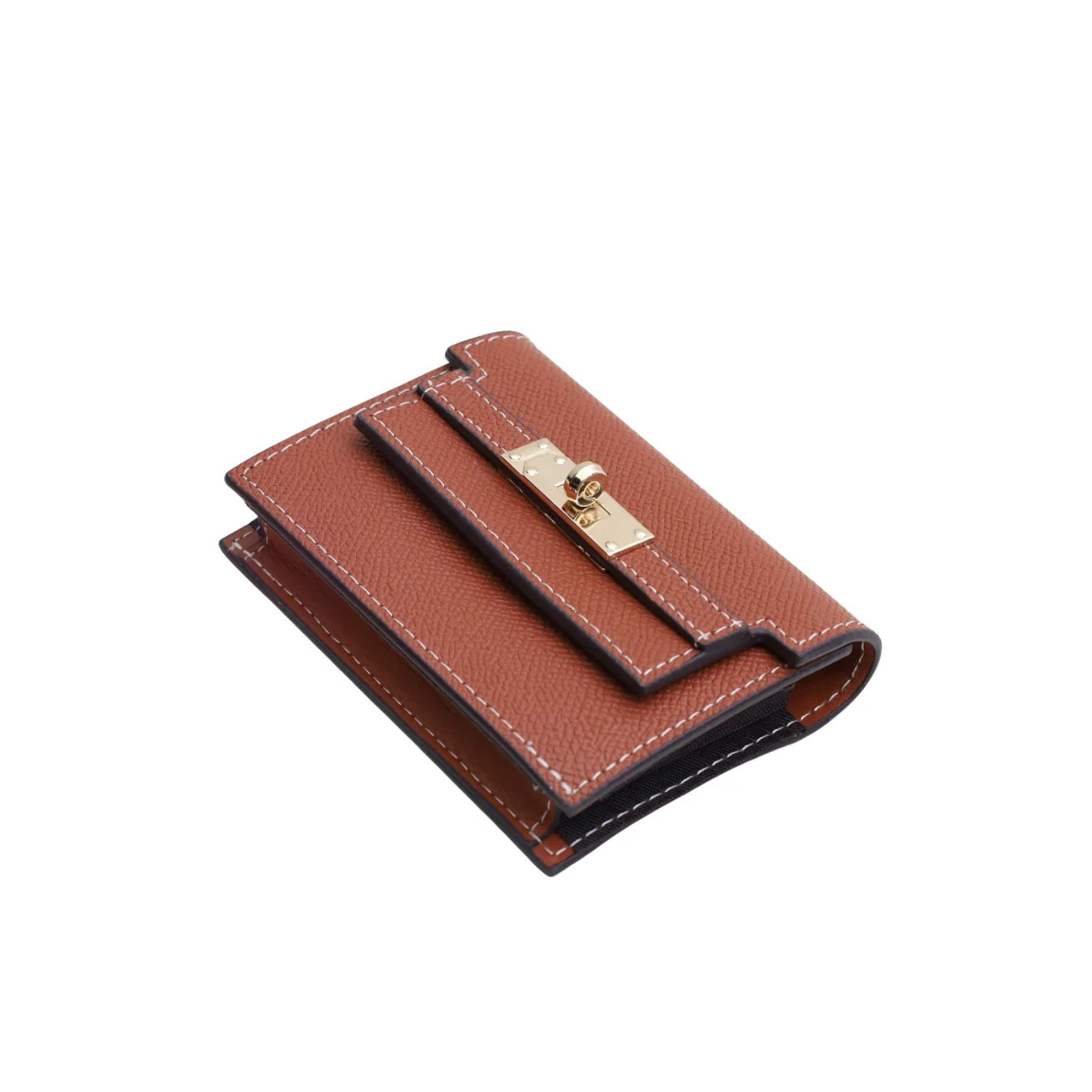Kelly Card Holder - Brown (Accordion Style - Genuine Leather) | Sea Marie Designs