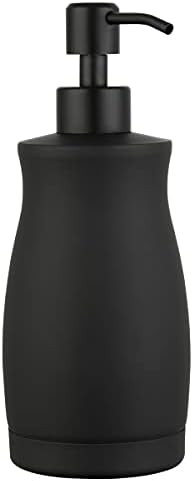 GAPPO Soap Dispenser Matte Black Stainless Steel Metal Pump Hand Lotion Bottle for Bathroom, Bedroom | Amazon (US)