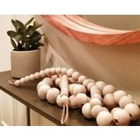 Decorative Wooden Bead Garland | Etsy (US)