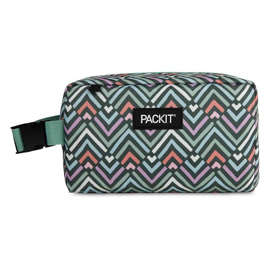 PackIt Freezable Snack Box, Diamond Chevron, Built with ECOFREEZE Technology, Collapsible, Zip Cl... | Amazon (US)