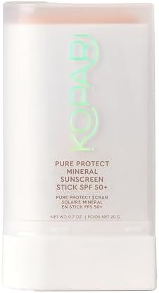 Kopari PURE PROTECT 100% Mineral Sunscreen Stick SPF 50+ Clear Zinc Oxide Face and Body Sunscreen... | Amazon (US)