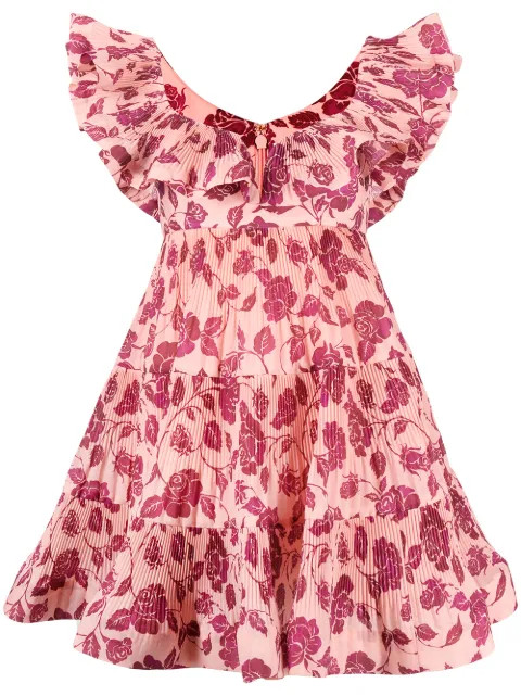 ruffle-tiered dress | Farfetch (US)