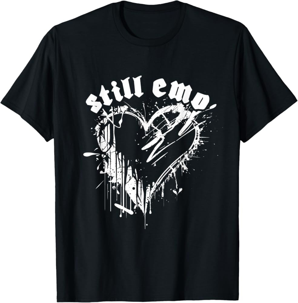 Emo Rock Still Emo y2k 2000s Ska Pop Punk Band Music T-Shirt | Amazon (US)