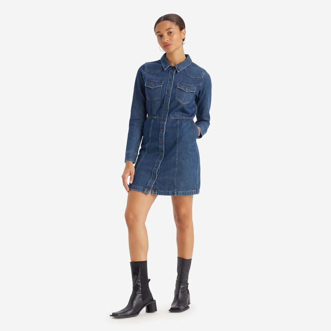 Levi's Flynn Western Dress - Women's L | Levi's US