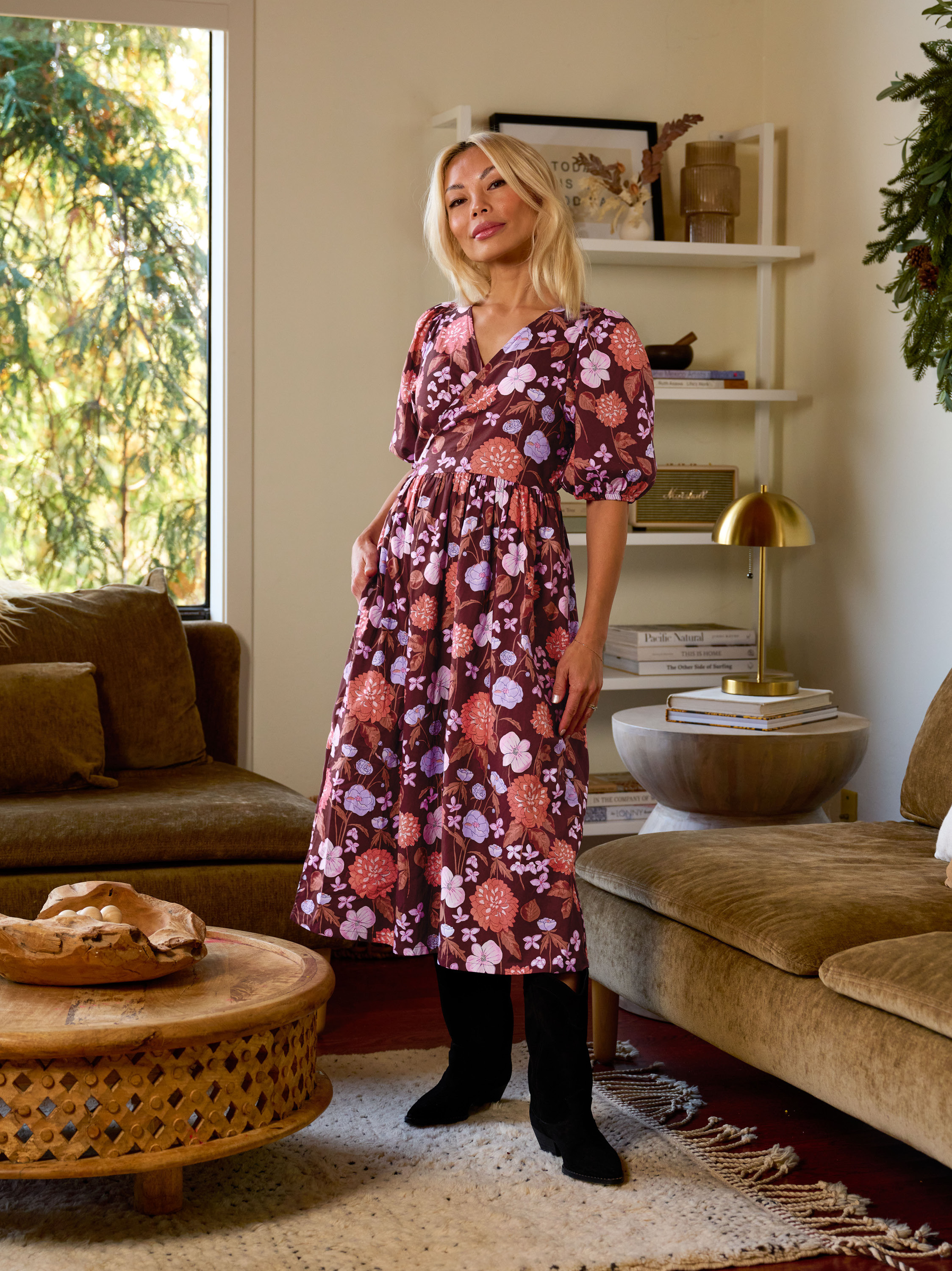 Adult Wrap Dress | Tea Collection