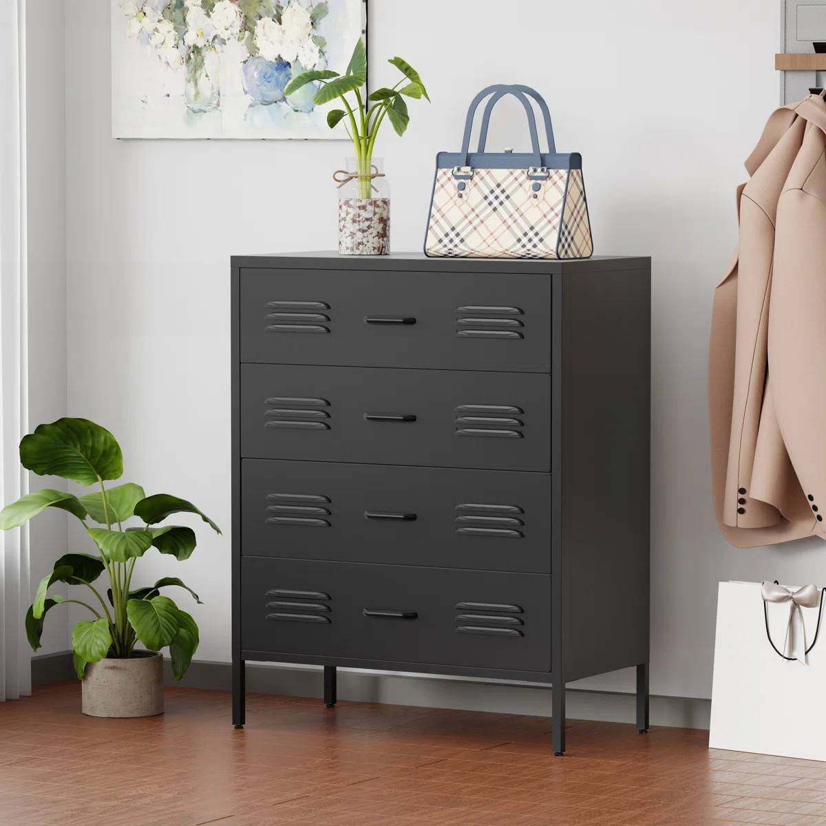 Metal 31.5'' W 4 - Drawer Dresser | Wayfair North America