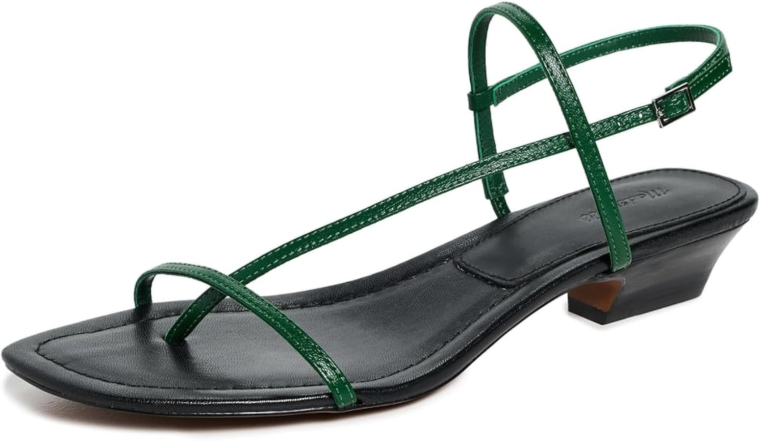 Madewell Women's The Maycie Asymmetric T-Strap Sandals | Amazon (US)