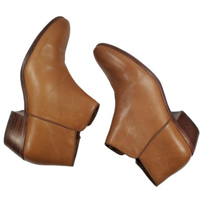Sam Edelman Petty Ankle Bootie Women’s Size US 8 Deep Saddle Vintage Leather | eBay US