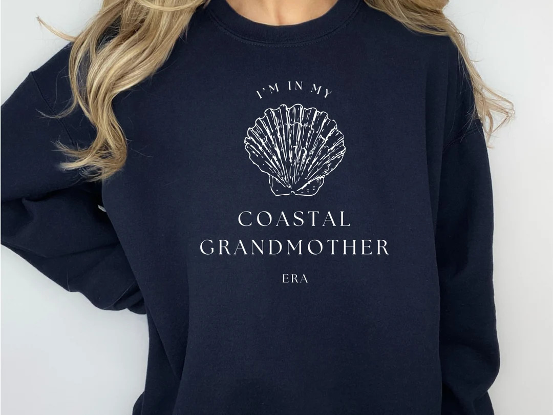 Coastal Grandmother Sweatshirt - Etsy | Etsy (US)