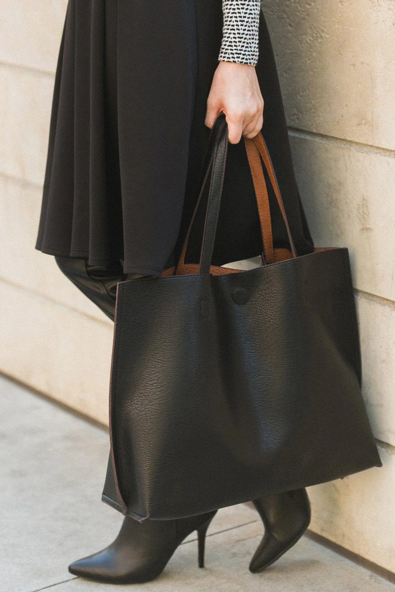 Ines Reversible Tote | Morning Lavender