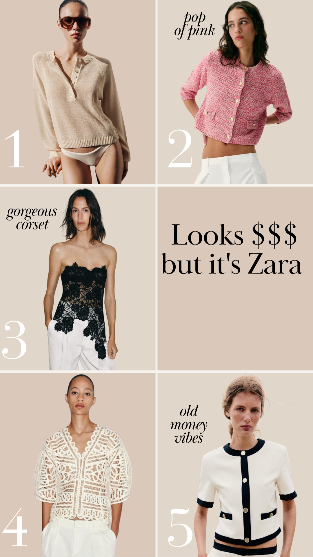 Recent Zara finds I LOVE!! Looks $$$ but so affordable and on trend