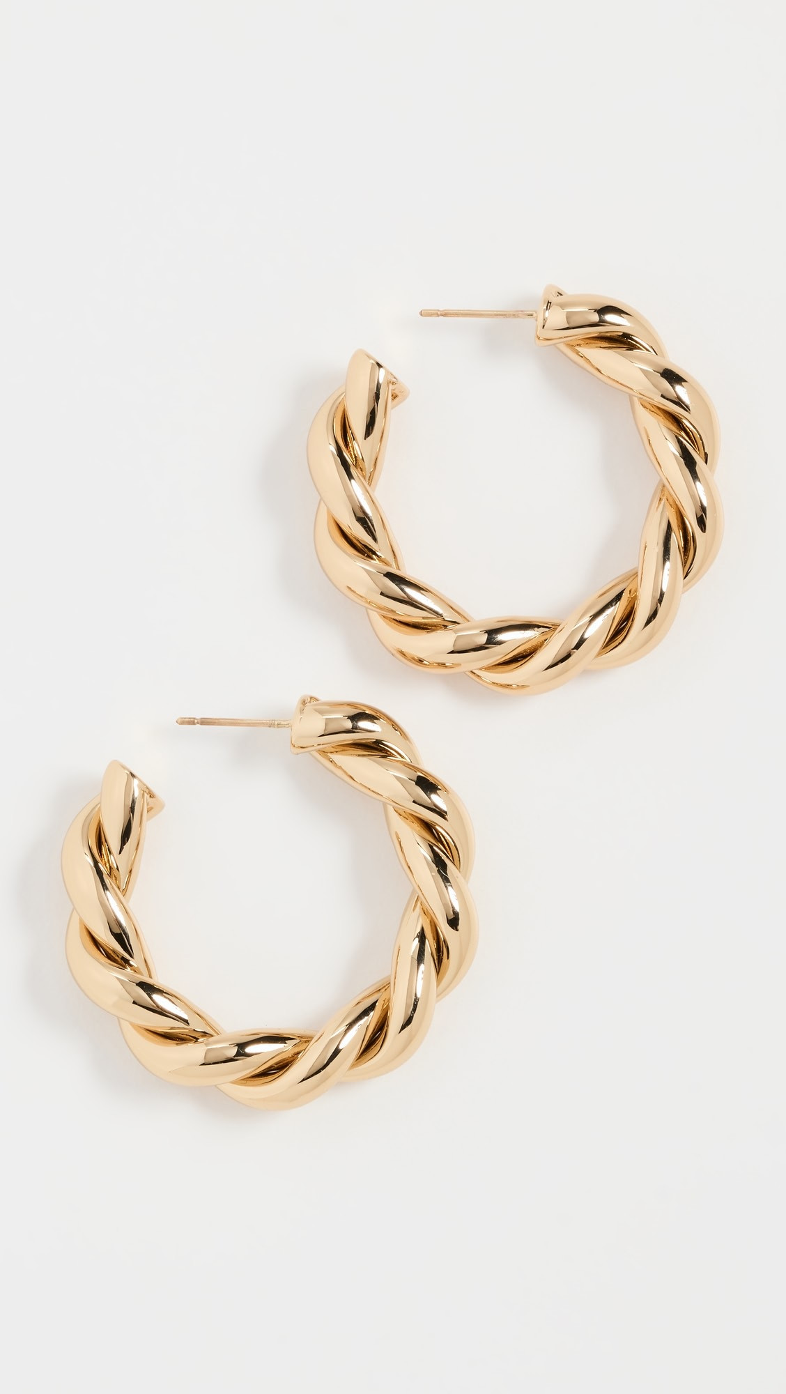 1" Twisted Lilly Mini Hoops | Shopbop
