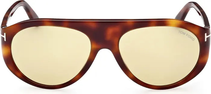 TOM FORD Rex-02 57mm Aviator Sunglasses | Nordstromrack | Nordstrom Rack