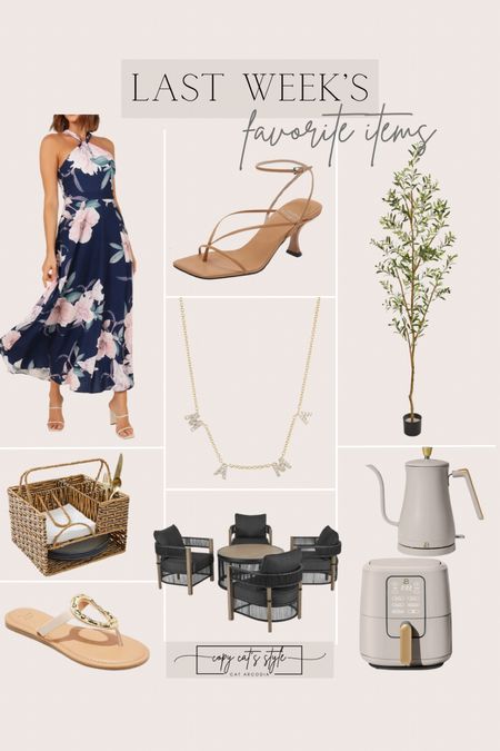 Best Sellers from last week! Most loved items, follower favorites, Spring dress, olive tree, Walmart beautiful small appliances, strappy sandal, Mother’s Day jewelry

#LTKhome #LTKshoecrush #LTKstyletip