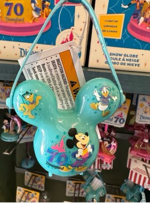 Disneyland 70th Anniversary Mickey Mouse Balloon Popcorn Bucket Ornament | eBay US