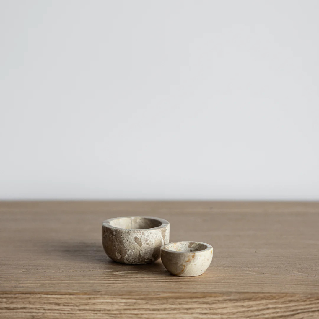 Stone Turned Chocolate Marble Dishes | By Luxe B Co. | luxe bCO